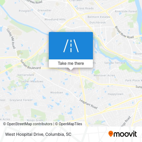 West Hospital Drive map