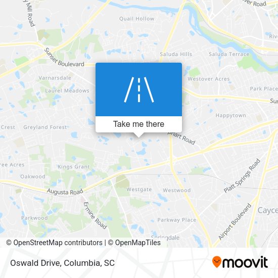 Mapa de Oswald Drive