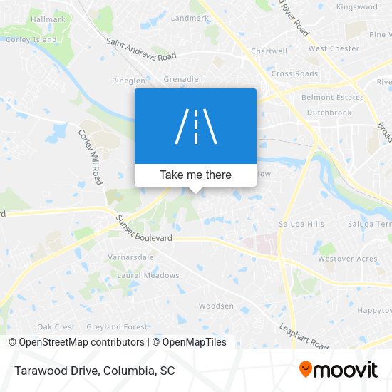 Tarawood Drive map