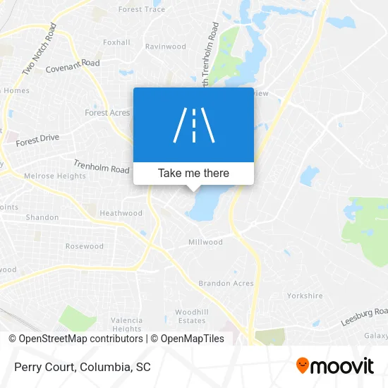 Perry Court map
