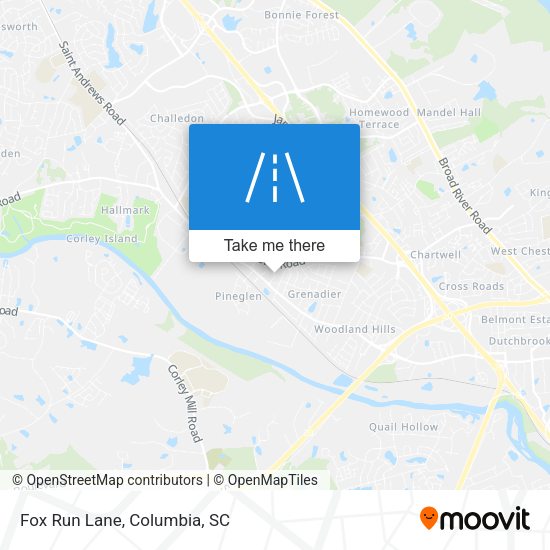 Mapa de Fox Run Lane