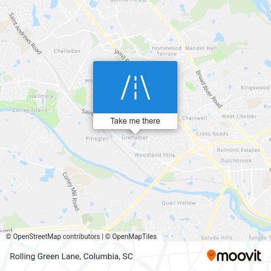 Rolling Green Lane map