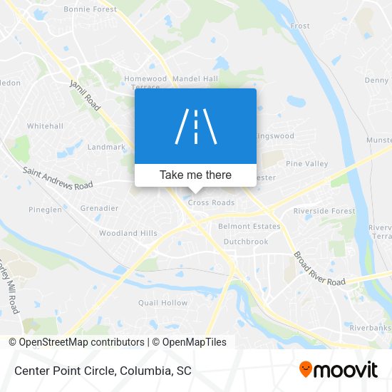 Center Point Circle map