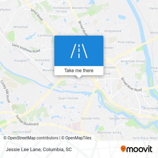 Mapa de Jessie Lee Lane