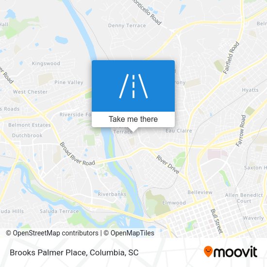 Mapa de Brooks Palmer Place