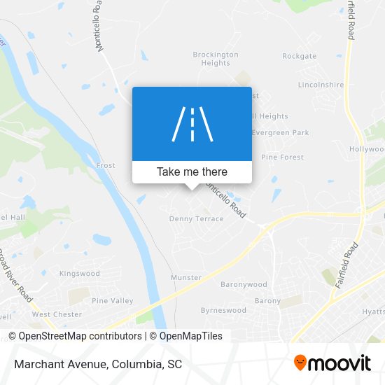 Mapa de Marchant Avenue