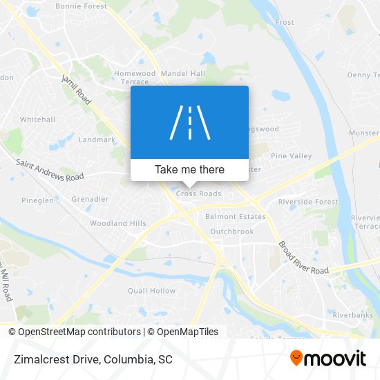 Zimalcrest Drive map