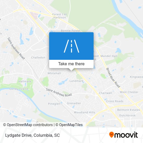Mapa de Lydgate Drive