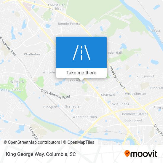 King George Way map