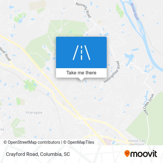 Mapa de Crayford Road