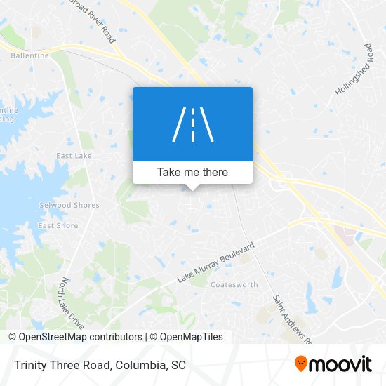 Mapa de Trinity Three Road