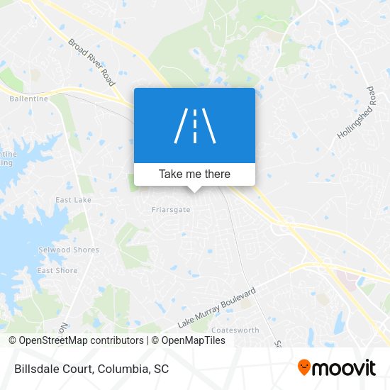 Mapa de Billsdale Court