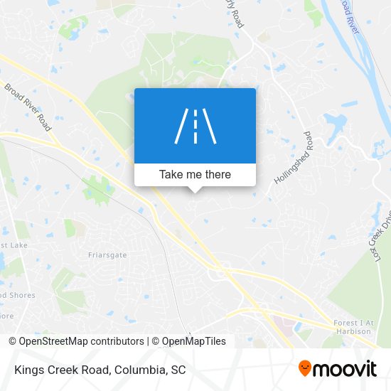 Mapa de Kings Creek Road