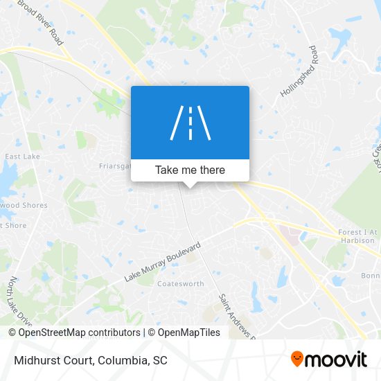 Mapa de Midhurst Court