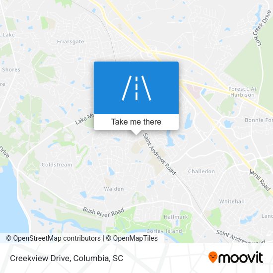 Mapa de Creekview Drive