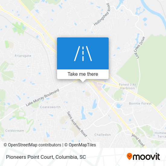 Mapa de Pioneers Point Court