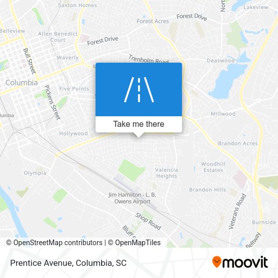 Mapa de Prentice Avenue