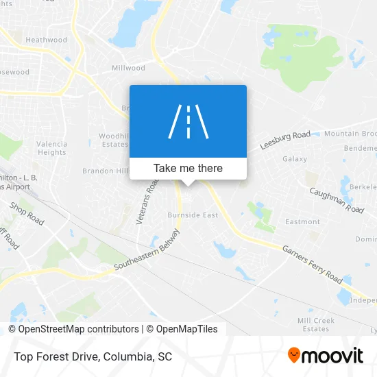 Top Forest Drive map