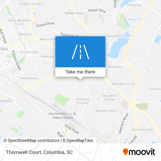 Thornwell Court map