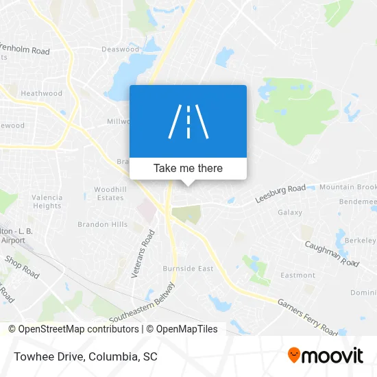 Towhee Drive map