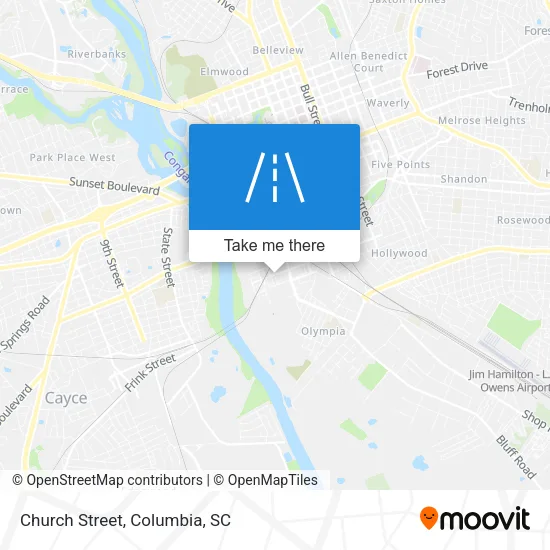 Mapa de Church Street