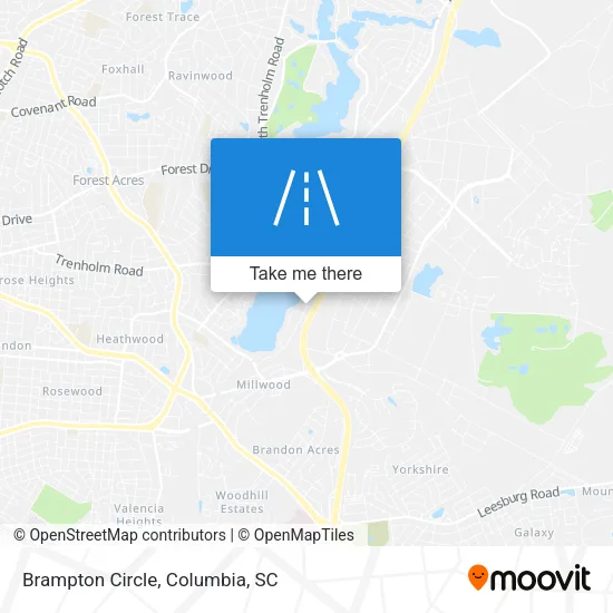 Brampton Circle map