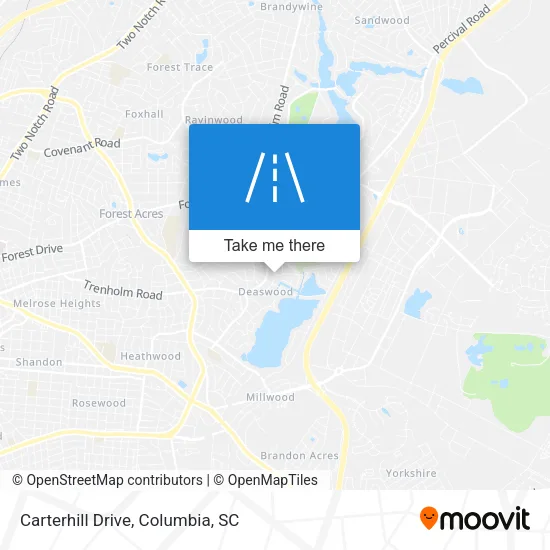 Carterhill Drive map