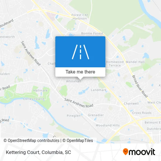 Kettering Court map