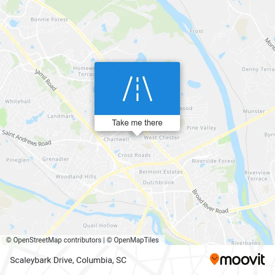 Scaleybark Drive map