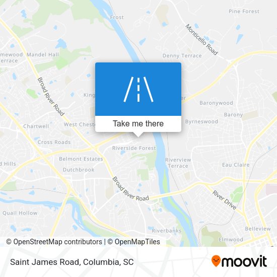 Mapa de Saint James Road