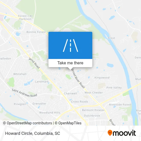 Howard Circle map
