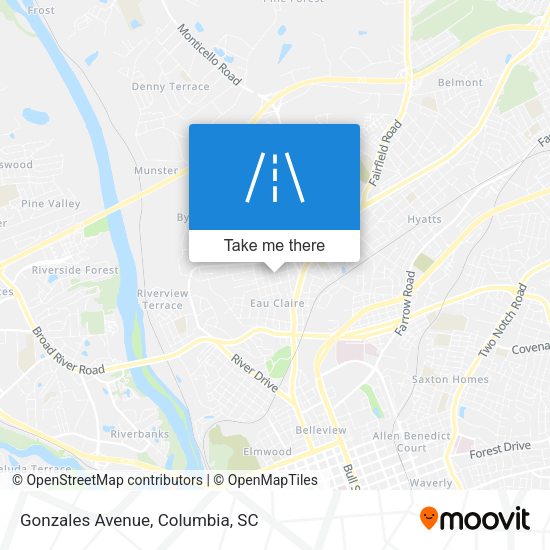 Mapa de Gonzales Avenue