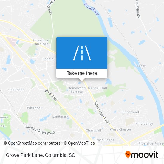 Mapa de Grove Park Lane