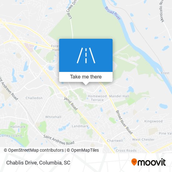 Chablis Drive map