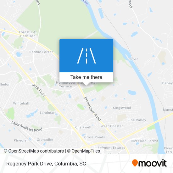 Regency Park Drive map