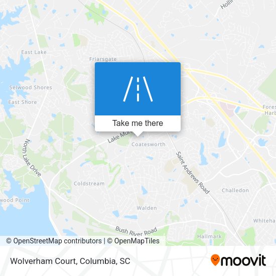 Mapa de Wolverham Court