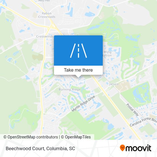 Mapa de Beechwood Court