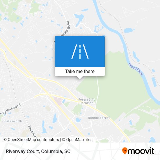 Mapa de Riverway Court