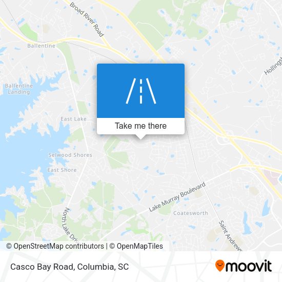 Mapa de Casco Bay Road