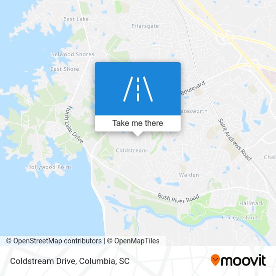 Coldstream Drive map