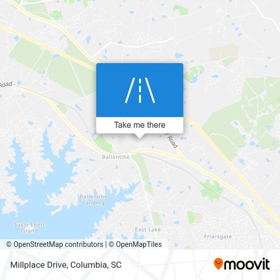 Mapa de Millplace Drive