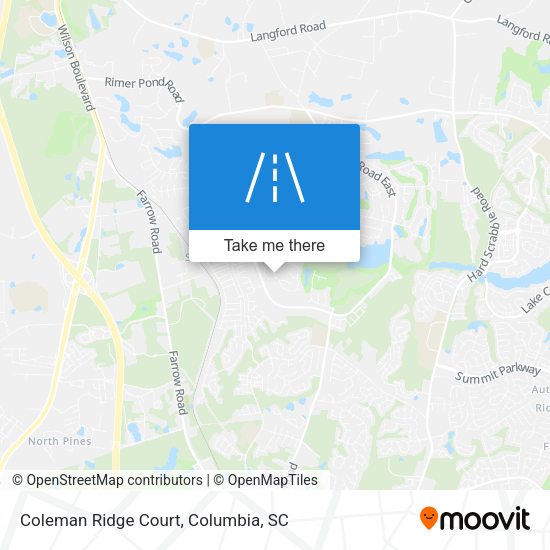 Coleman Ridge Court map
