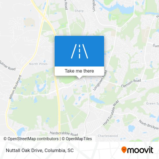 Mapa de Nuttall Oak Drive
