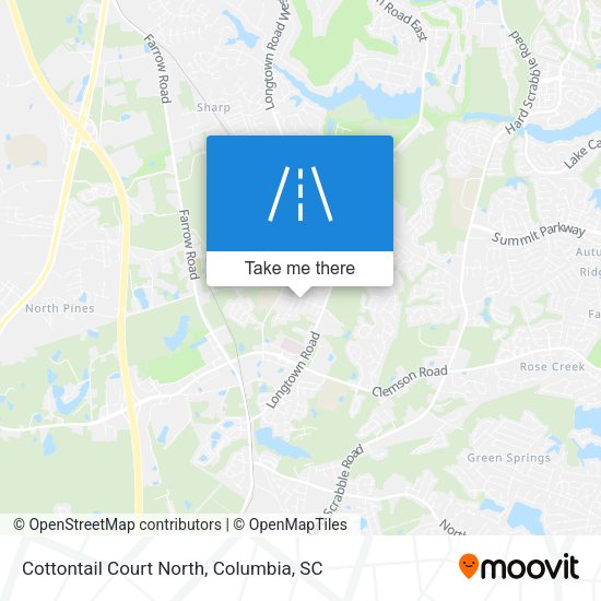Cottontail Court North map