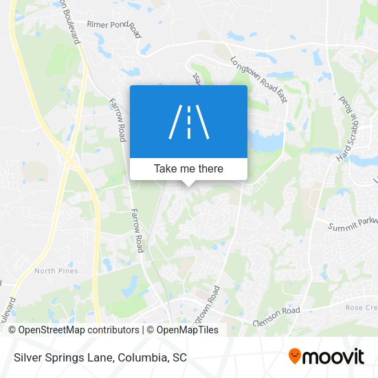 Mapa de Silver Springs Lane