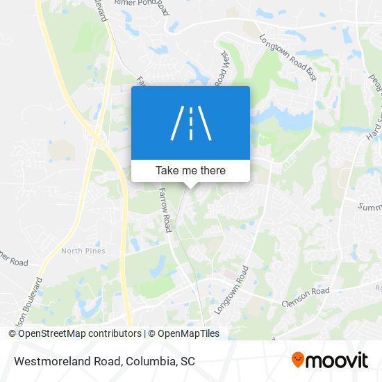 Westmoreland Road map