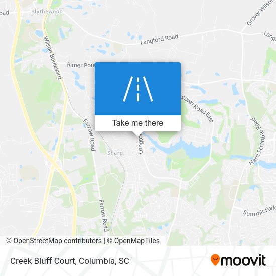Creek Bluff Court map