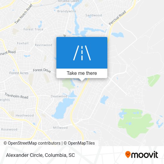 Mapa de Alexander Circle