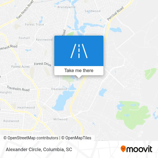 Alexander Circle map