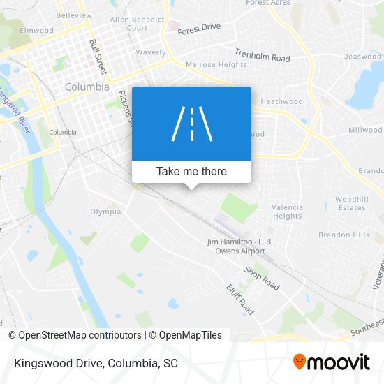 Mapa de Kingswood Drive